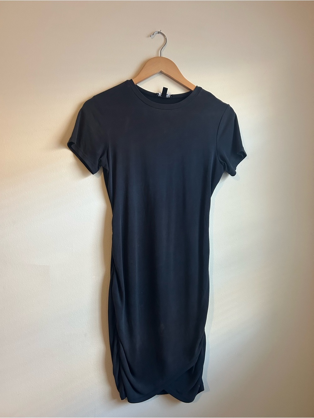 Express Classic Black T-Shirt Dress